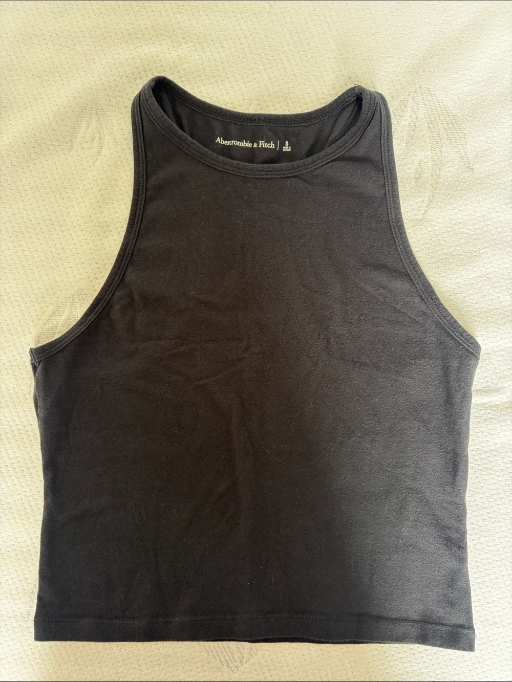 Abercrombie & Fitch Black Men's Ribbed Tank Top